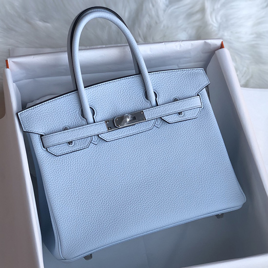 Hermes Togo Leather Birkin Bag Bleu Brume HB253001