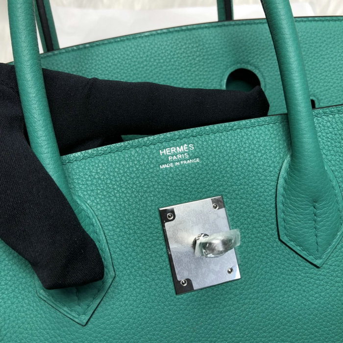 Hermes Togo Leather Birkin Bag Rowena Green HB253001