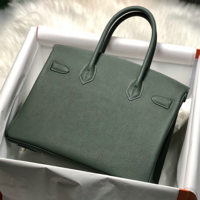 Hermes Togo Leather Birkin Bag Vert Amande HB253001