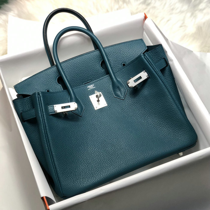 Hermes Togo Leather Birkin Bag Vert Bosphore HB253001