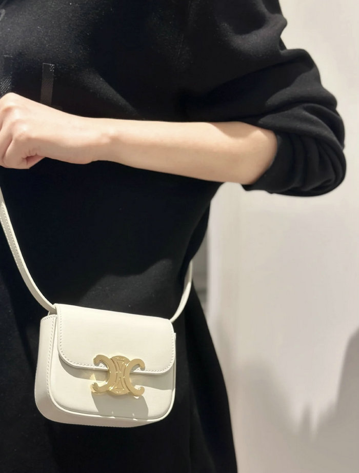 Celine Mini Triomphe WhiteC35021