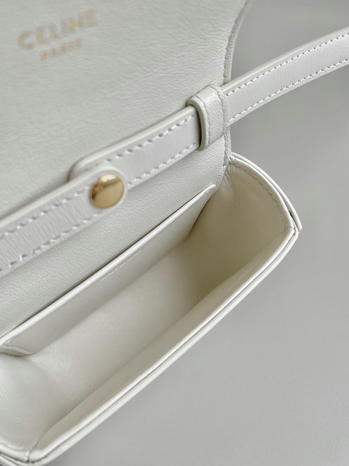 Celine Mini Triomphe WhiteC35021