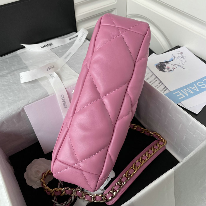 Chanel 19 Lambskin Flap Bag Purple AS1160