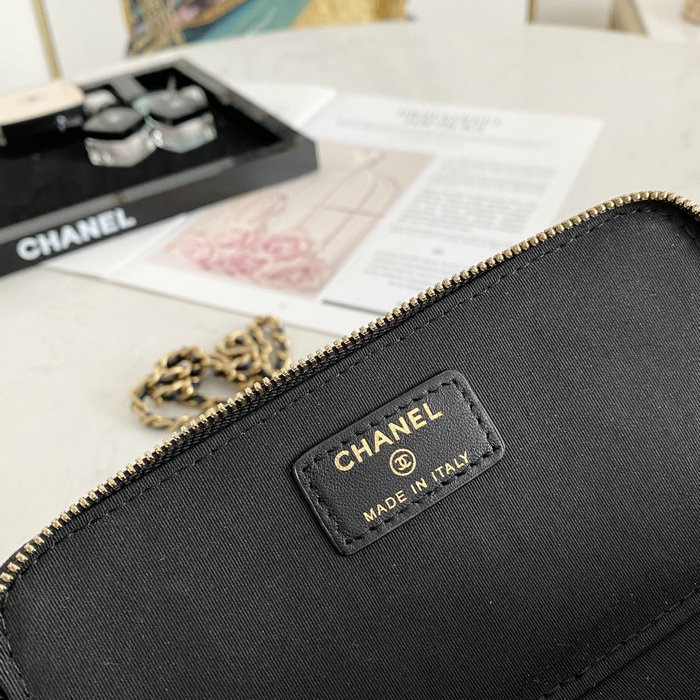 Chanel Vanity Case Bag Black AS81118