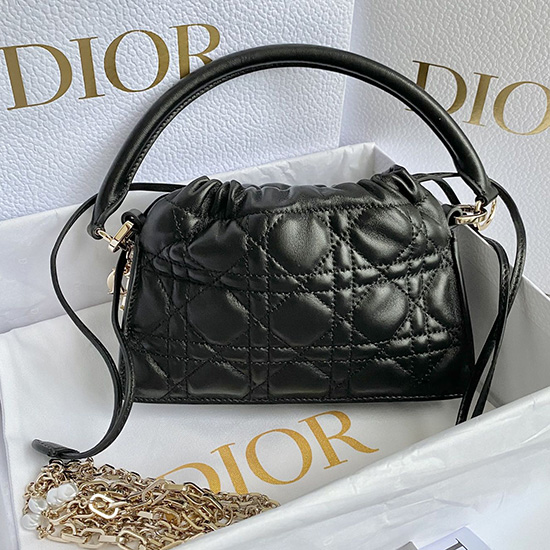 Dior Lady Mini Handbag Black D7201