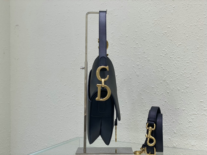 Dior Saddle Bag with Strap Black M0455