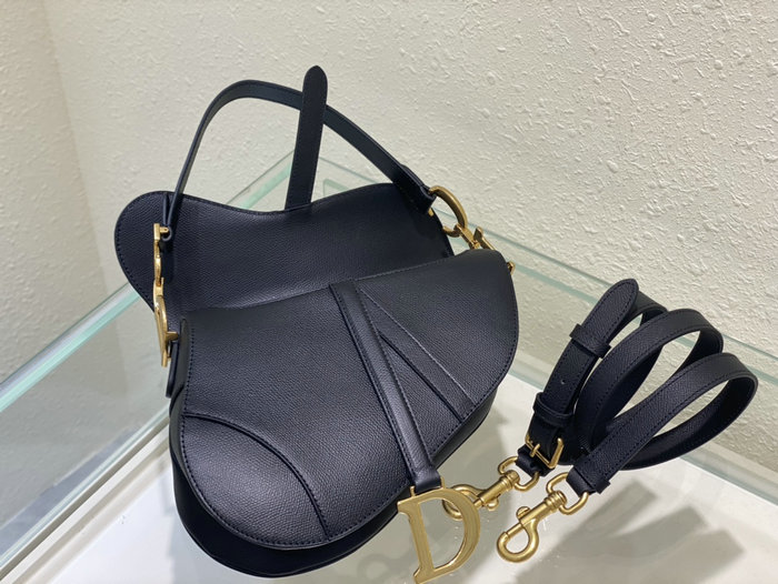 Dior Saddle Bag with Strap Black M0455