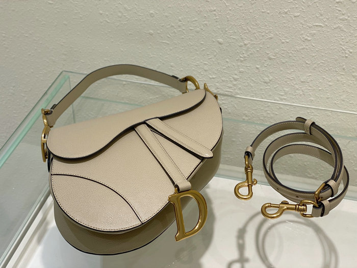 Dior Saddle Bag with Strap Powder Beige M0455