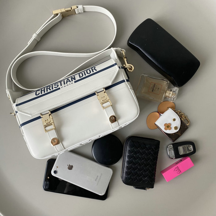 Dior Small Diorcamp Bag White DM926