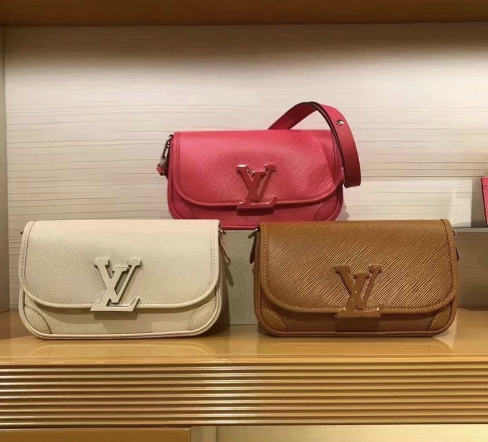 Louis Vuitton Epi Leather BUCI Peach M59459