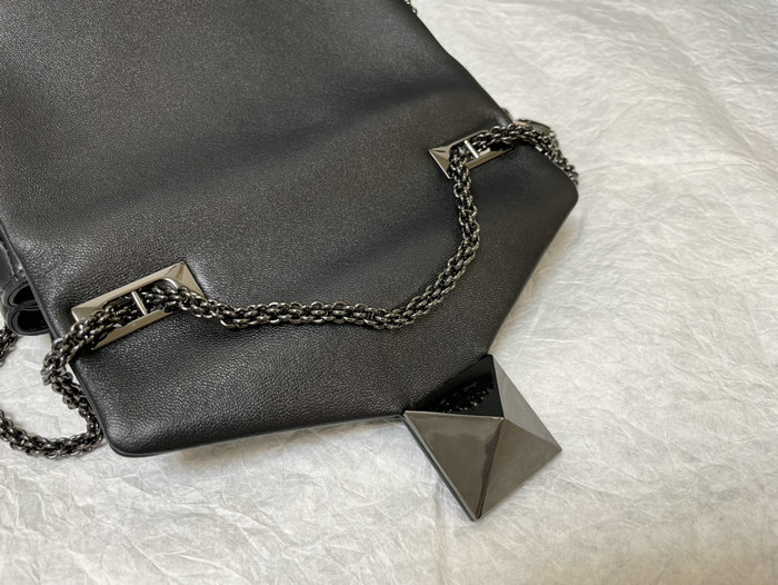 Valentino Garavani One Stud Shoulder Bag Black Hardware V1215