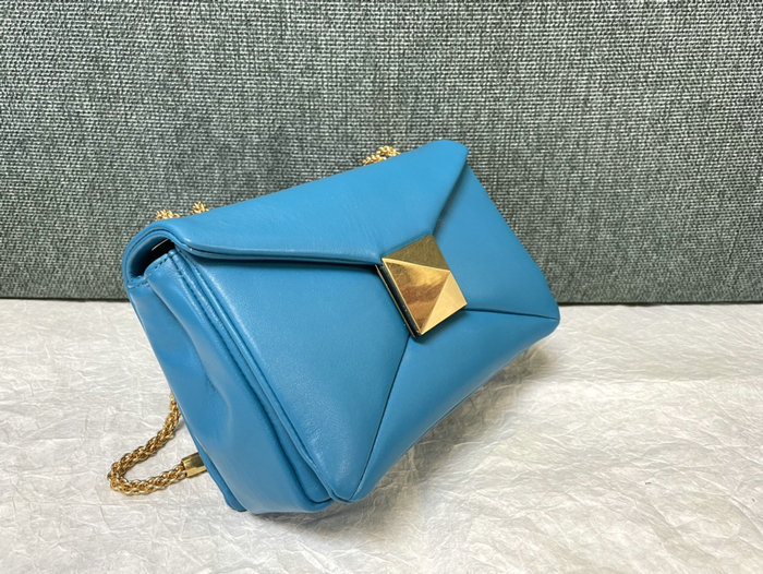 Valentino Garavani One Stud Shoulder Bag Blue V1215