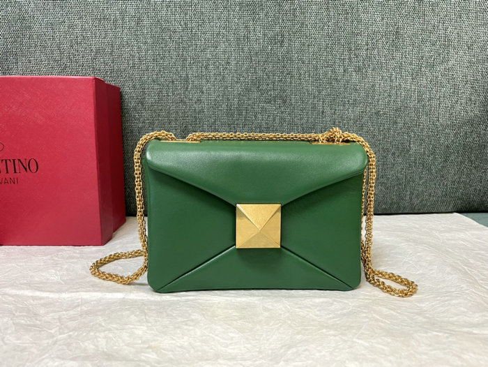 Valentino Garavani One Stud Shoulder Bag Green V1215