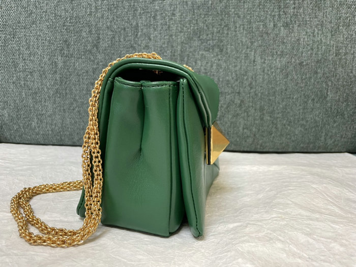 Valentino Garavani One Stud Shoulder Bag Green V1215