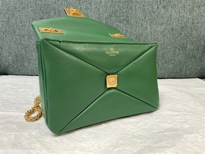 Valentino Garavani One Stud Shoulder Bag Green V1215