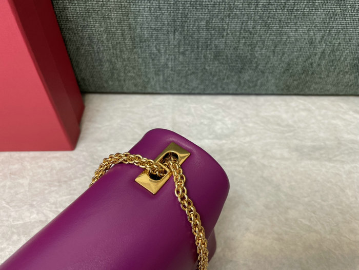 Valentino Garavani One Stud Shoulder Bag Purple V1215