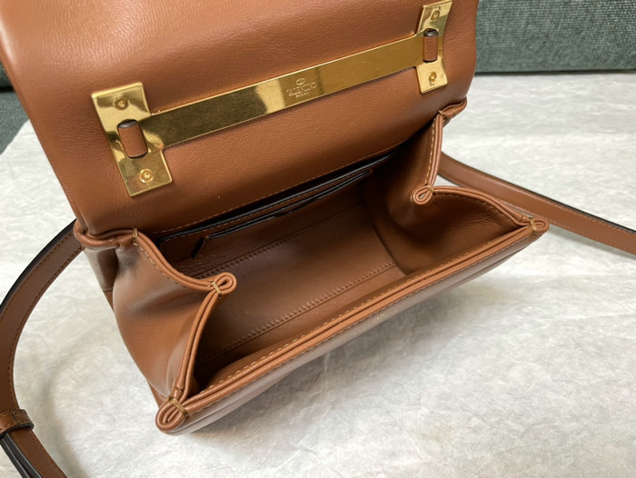 Valentino Mini One Stud Handbag Brown V23101