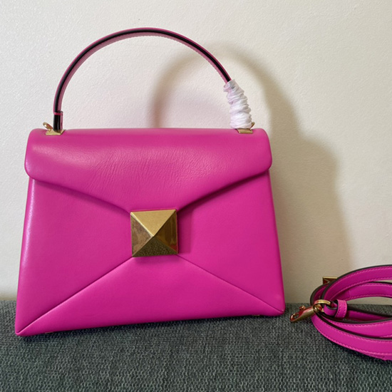 Valentino Small One Stud Handbag Pink V1187