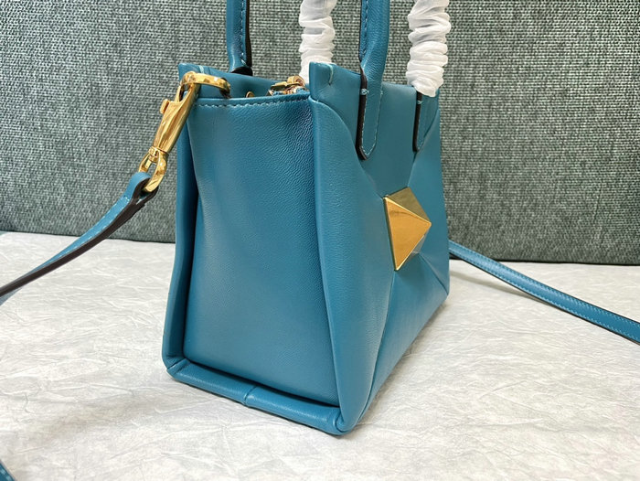 Valentino Small One Stud Nappa Handbag Blue V1186