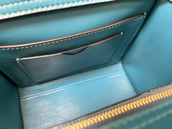 Valentino Small One Stud Nappa Handbag Blue V1186