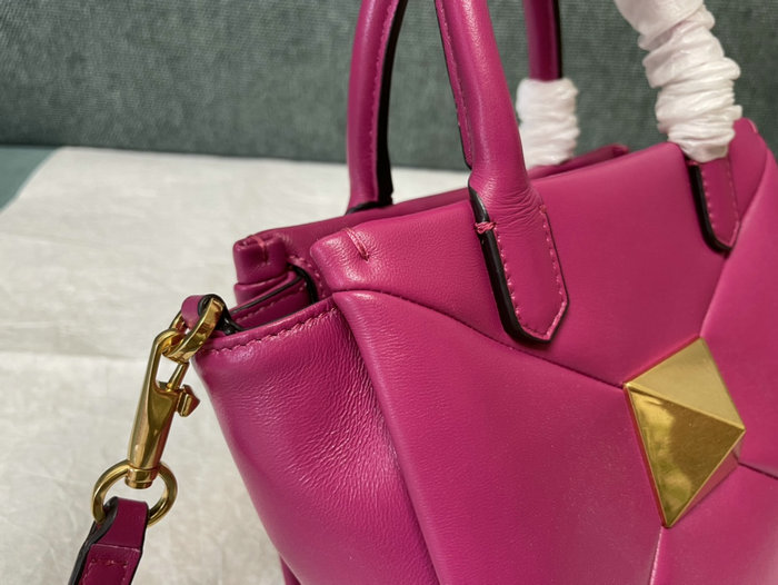 Valentino Small One Stud Nappa Handbag Pink V1186