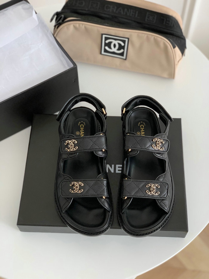 Chanel Sandals Black CS02172