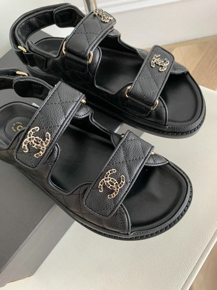 Chanel Sandals Black CS02172