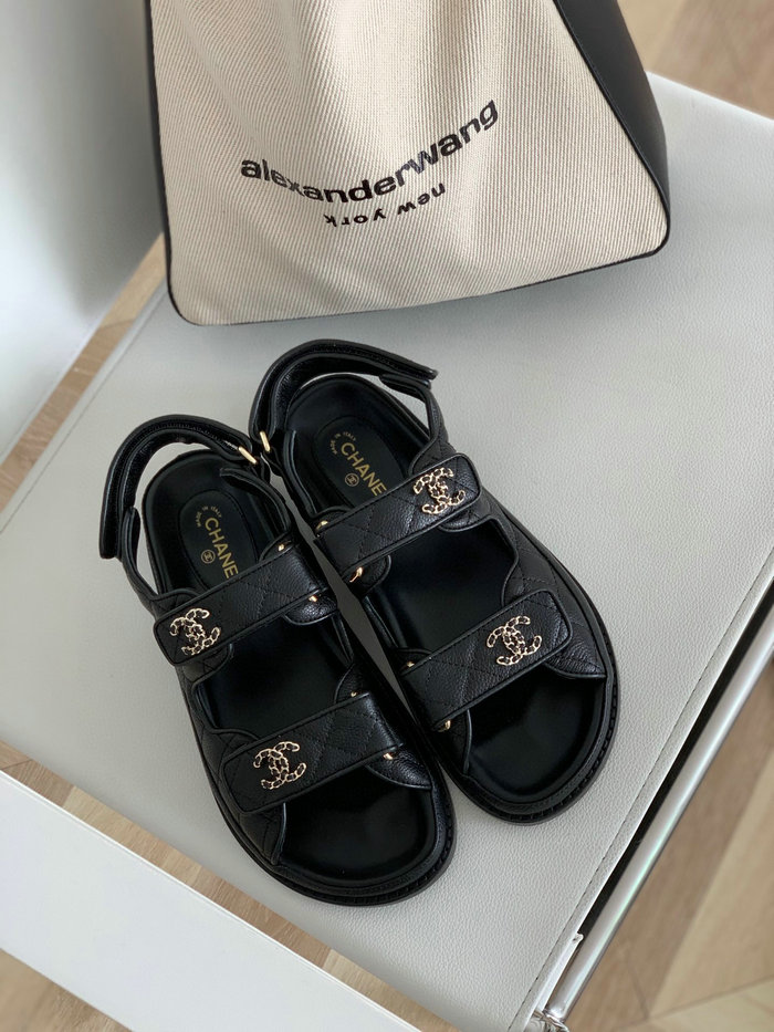 Chanel Sandals Black CS02172