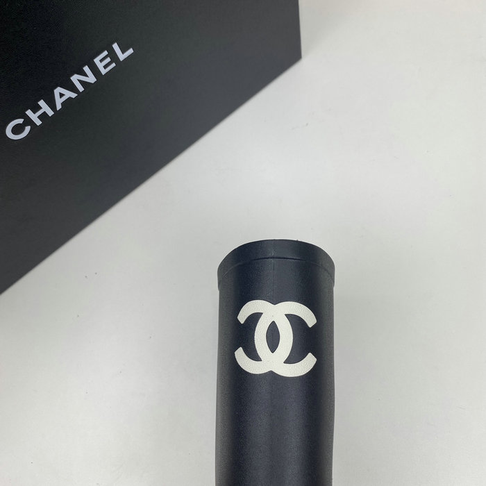 Chanel Wellington Boots Black CS02171