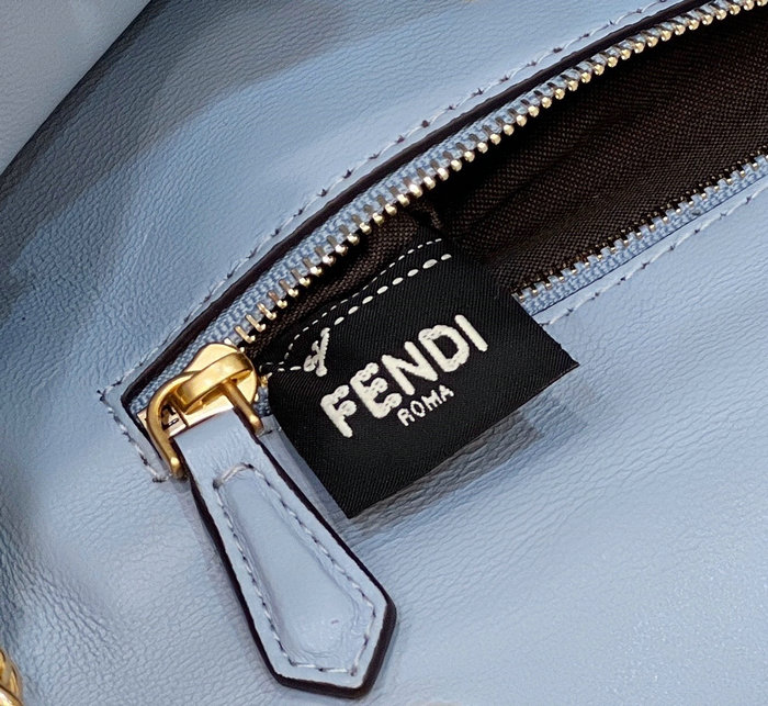 Fendi Baguette Chain Midi Bag Blue F8533