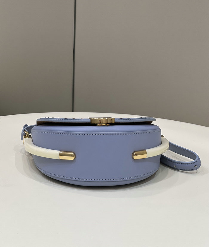 Fendi Moonlight Leather Bag Blue F80008