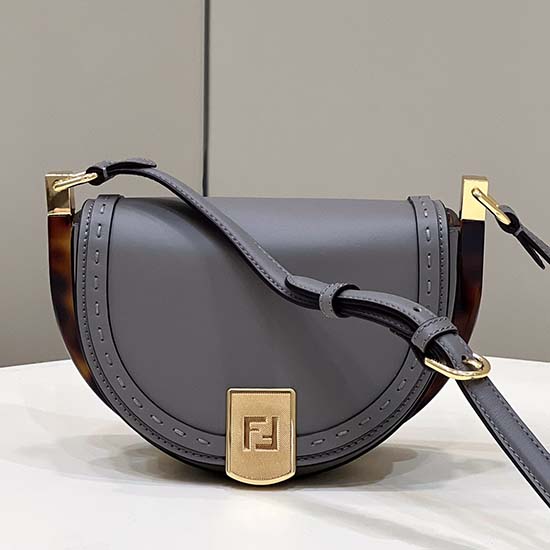 Fendi Moonlight Leather Bag Grey F80008