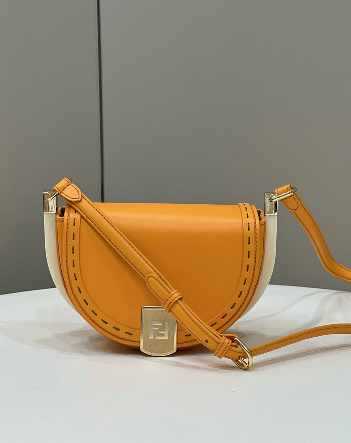 Fendi Moonlight Leather Bag Orange F80008