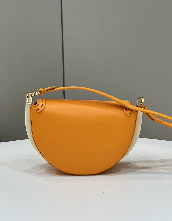 Fendi Moonlight Leather Bag Orange F80008