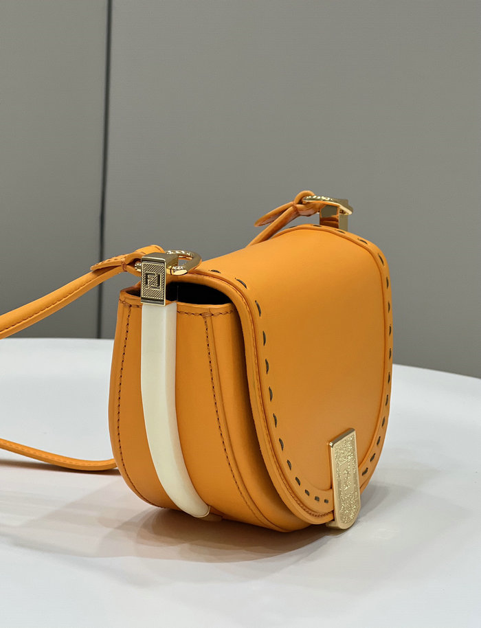 Fendi Moonlight Leather Bag Orange F80008