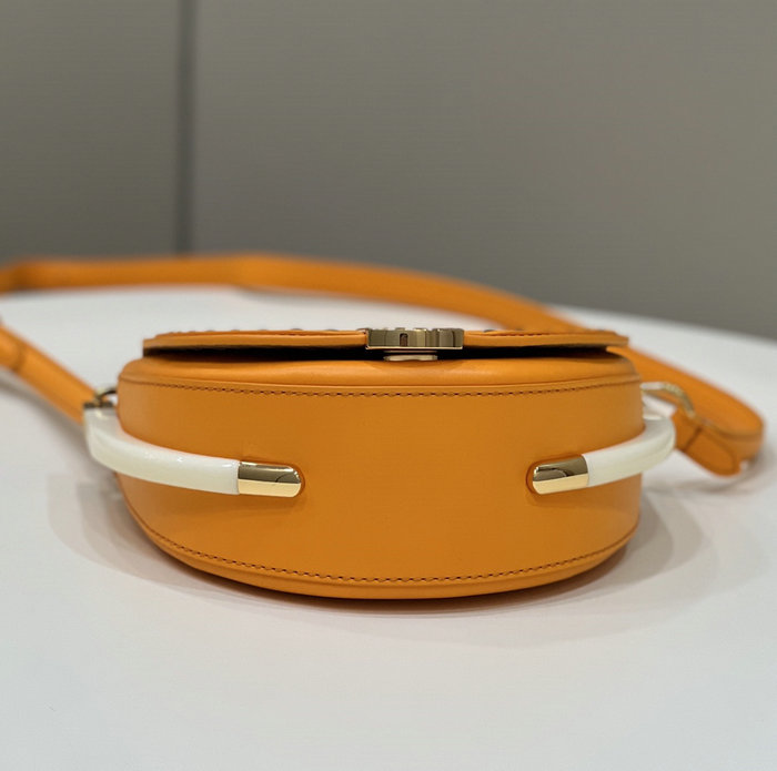 Fendi Moonlight Leather Bag Orange F80008