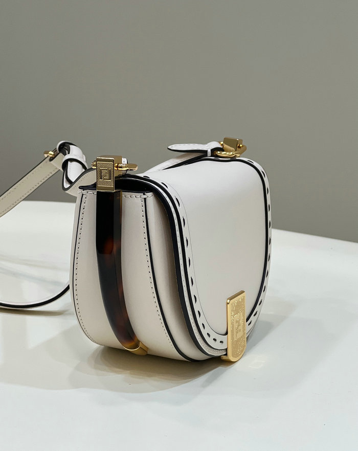 Fendi Moonlight Leather Bag White F80008