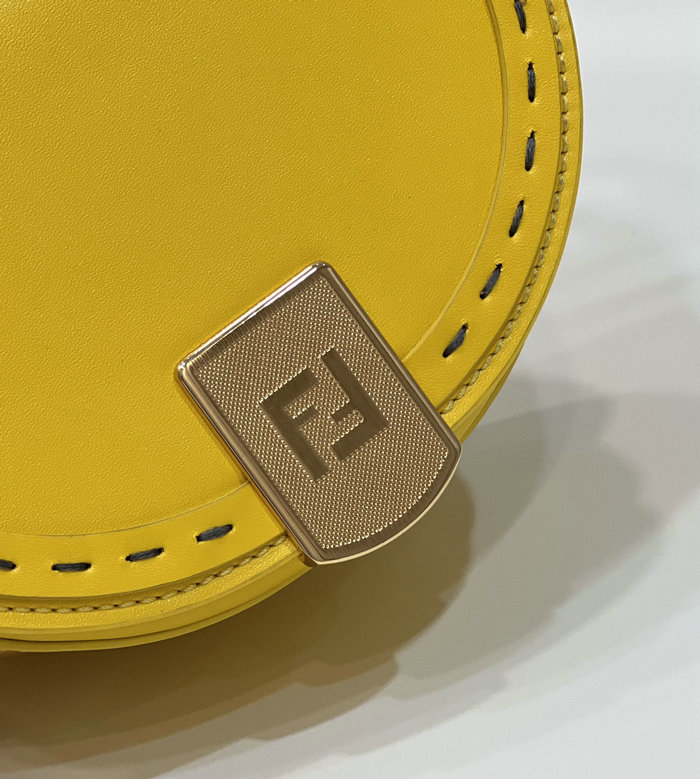 Fendi Moonlight Leather Bag Yellow F80008