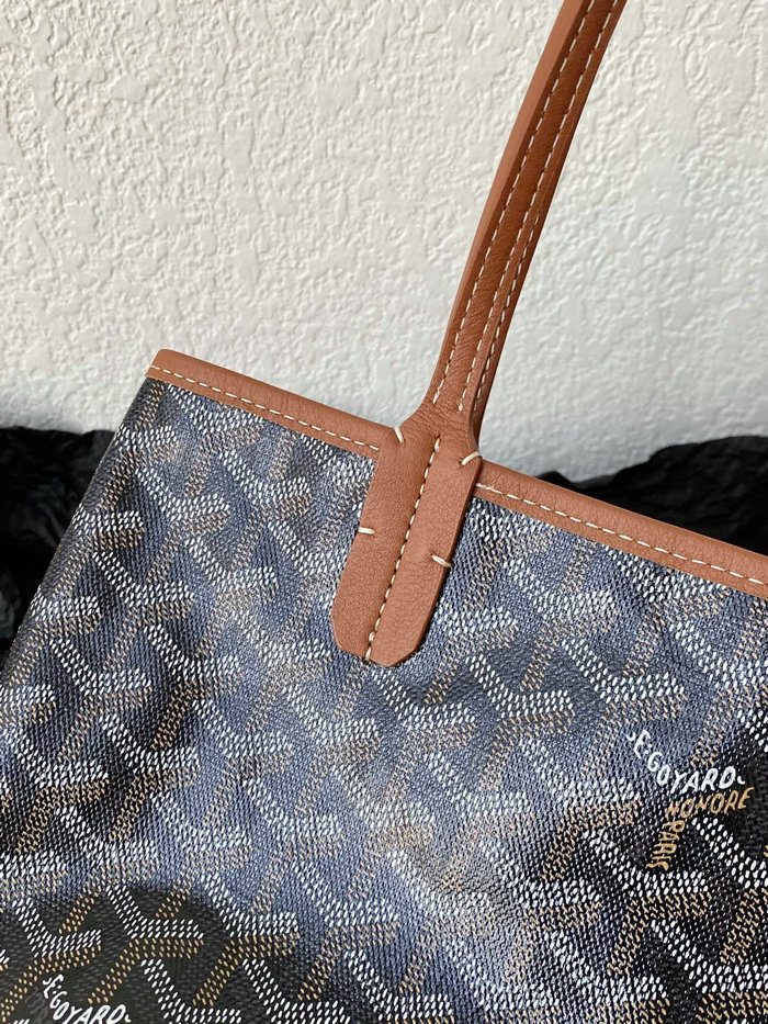 Goyard Goyardine Mini Tote Bag Brown G6003