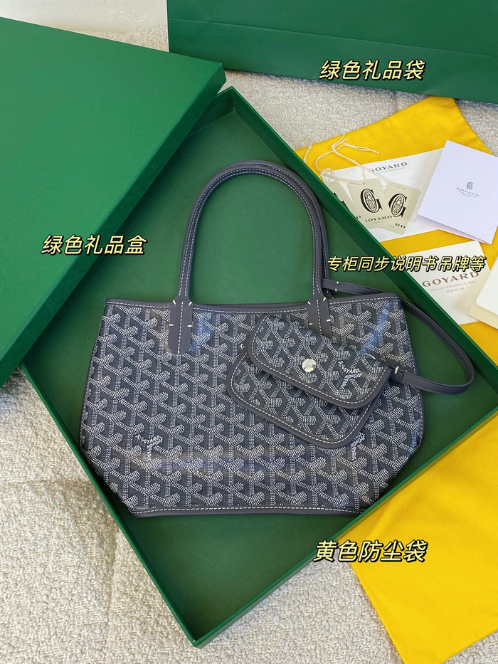 Goyard Goyardine Mini Tote Bag Grey G6003