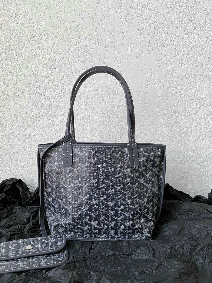 Goyard Goyardine Mini Tote Bag Grey G6003