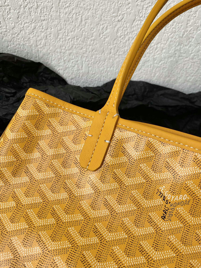 Goyard Goyardine Mini Tote Bag Yellow G6003