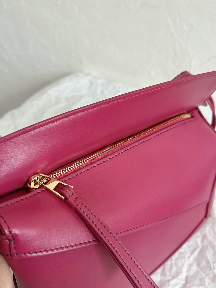 Loewe Small Puzzle Edge Leather Bag Pink L02231