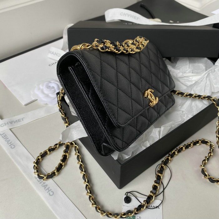 Chanl Wallet On Chain Black AP3019