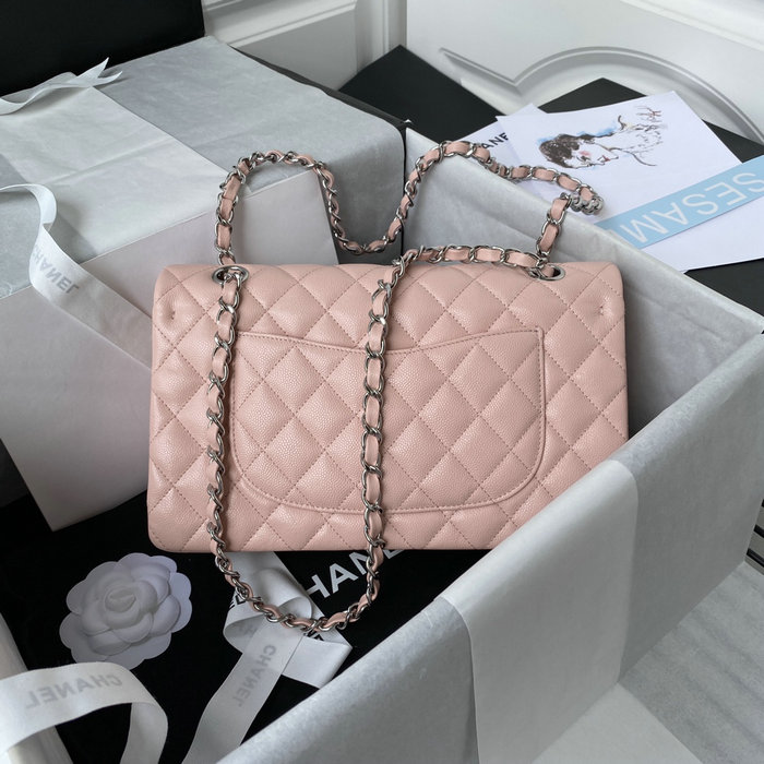 Classic Chanel Medium Flap Bag Pink CF1112