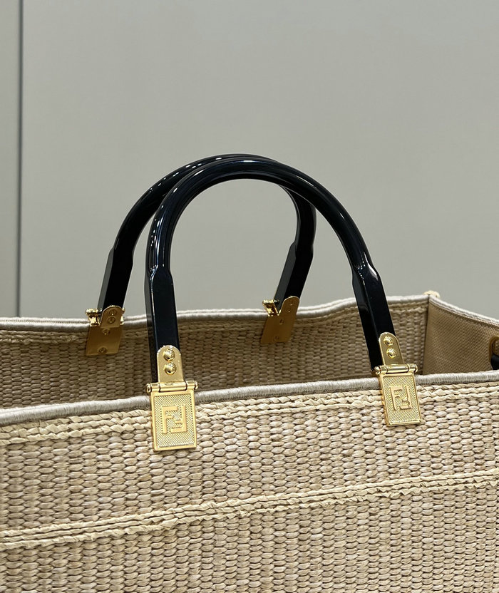 Fendi Sunshine Tote Bag Beige F8389