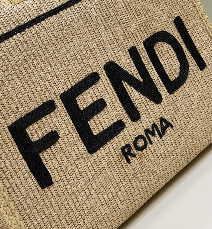 Fendi Sunshine Tote Bag Black F8389