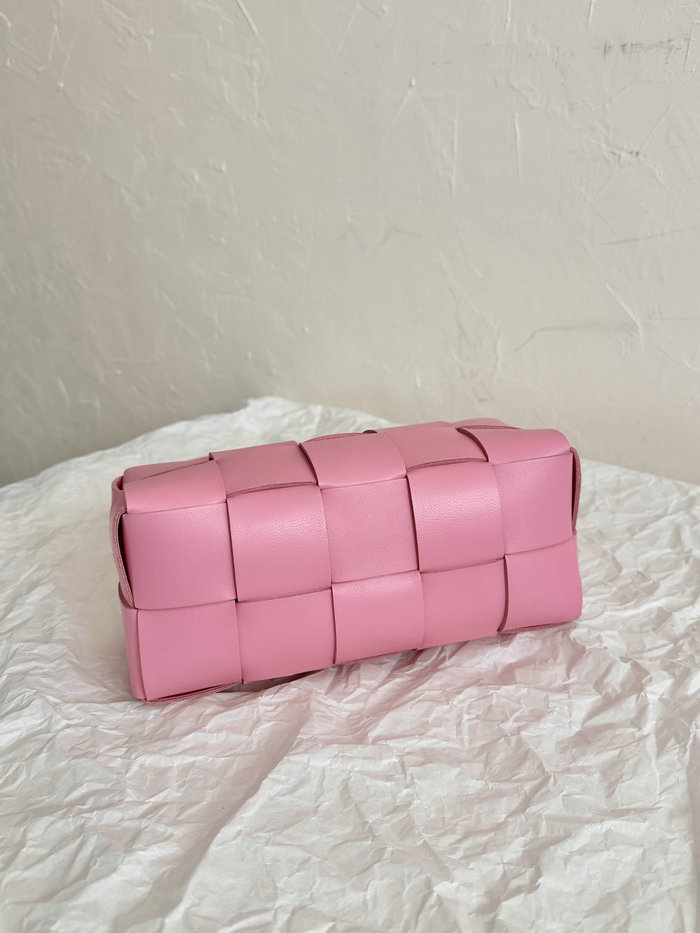 Bottega Veneta Brick Cassette Small Shoulder Bag Pink B721966