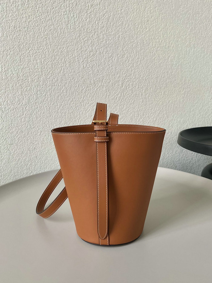 Celine Bucket Triomphe Tan C35302