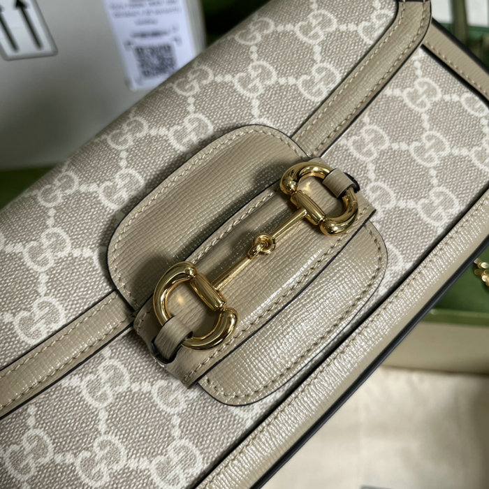 Gucci Horsebit 1955 GG Supreme shoulder bag Beige 735178